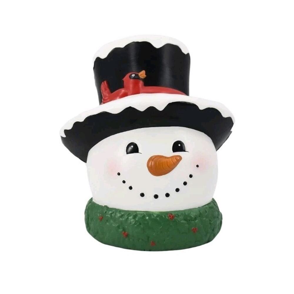 Holiday Time LED Snowman Tree Topper Christmas Decor Shelf, Hanging, Topper, Etc